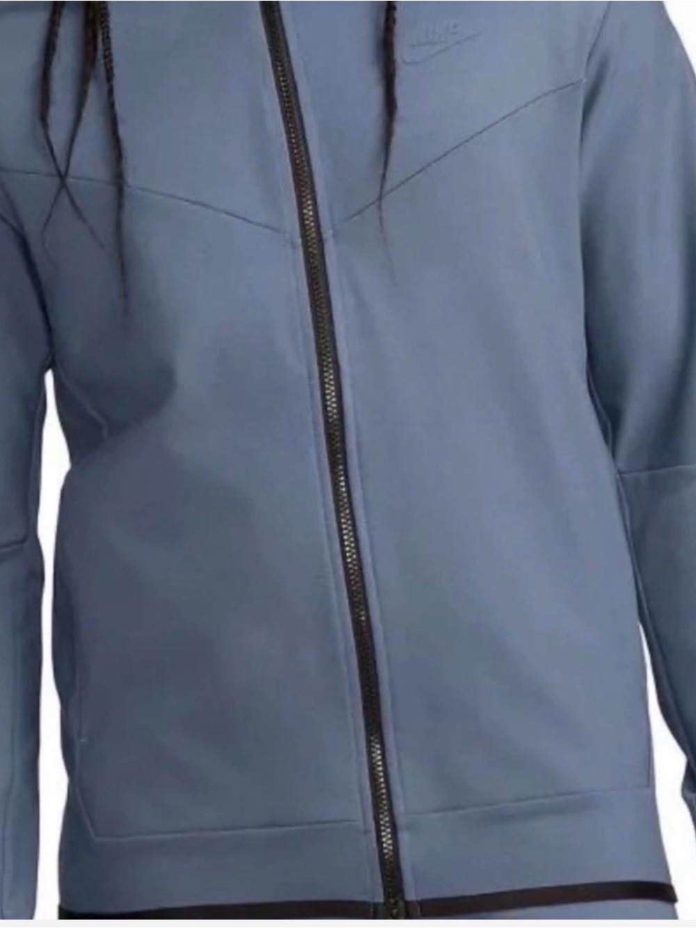Nike Men's Dusty Blue Full-Zip Lightweight Jacket